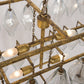 Adeline Rectangular Chandelier - Iridescent Glass