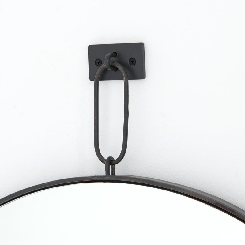 Vina Mirror - Antiqued Iron