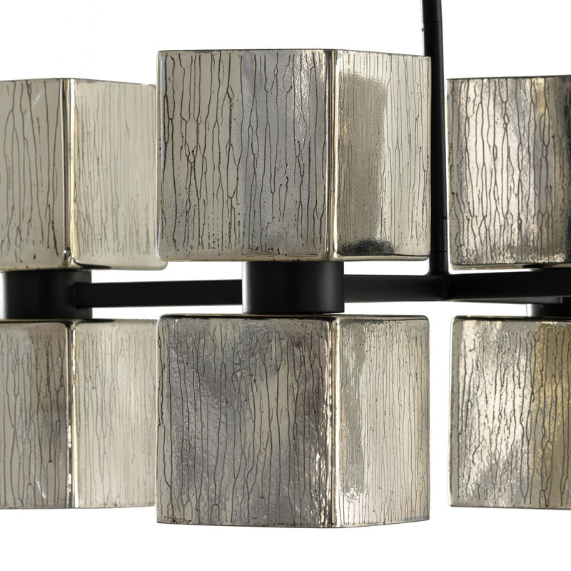 Ava Linear Chandelier - Antiqued Iron