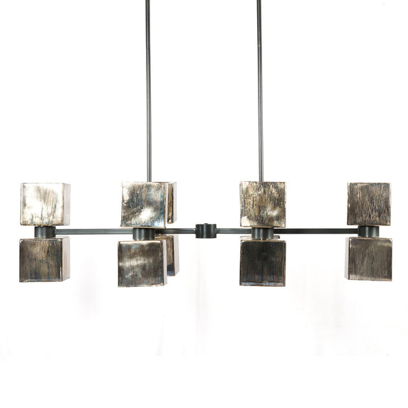 Ava Linear Chandelier - Antiqued Iron