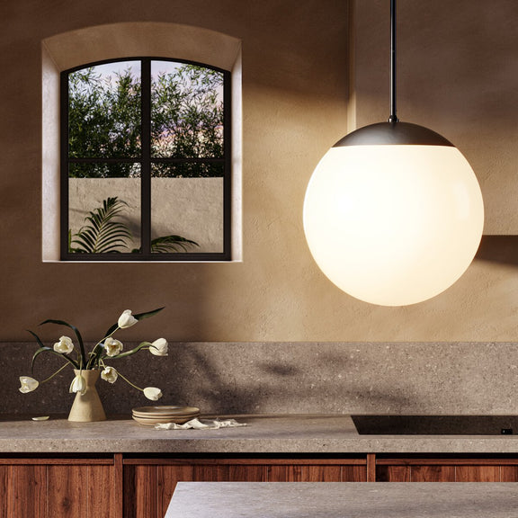 Sutton Pendant - Frosted Glass