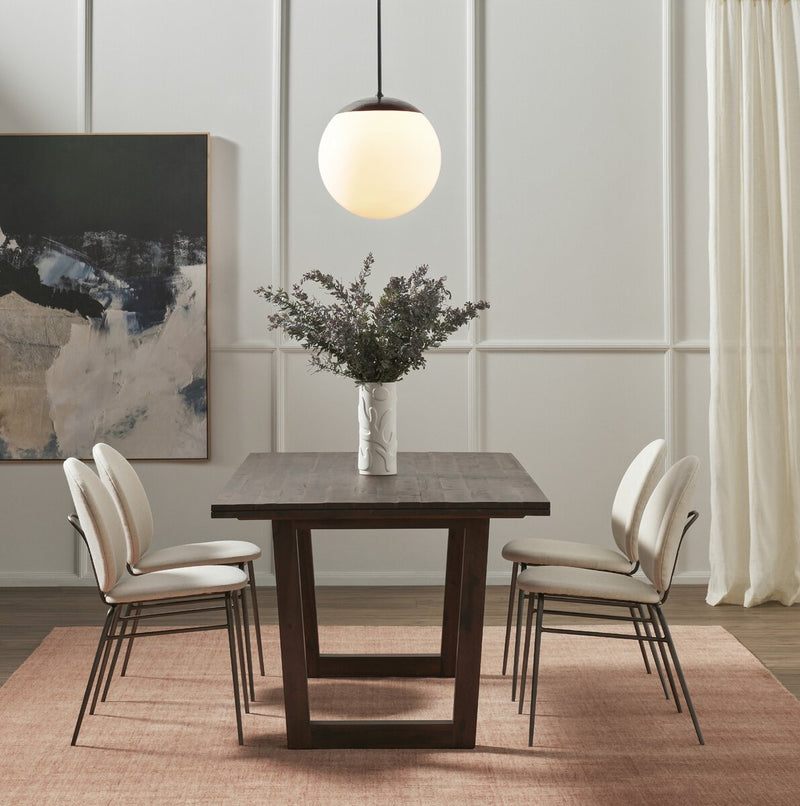Sutton Pendant - Frosted Glass