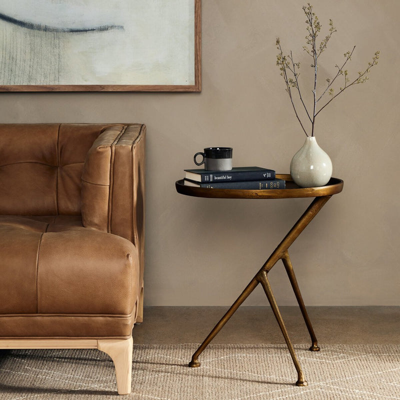 Schmidt Accent Table - Raw Brass