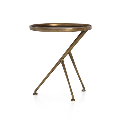 Schmidt Accent Table - Raw Brass