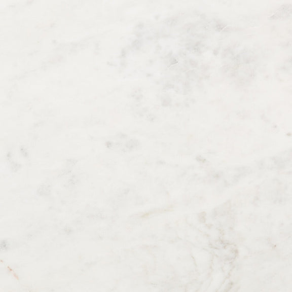 Naomi Marble End Table - Polished White Marble