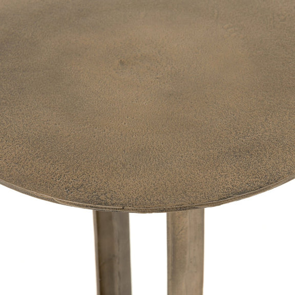 Douglas End Table - Aged Bronze