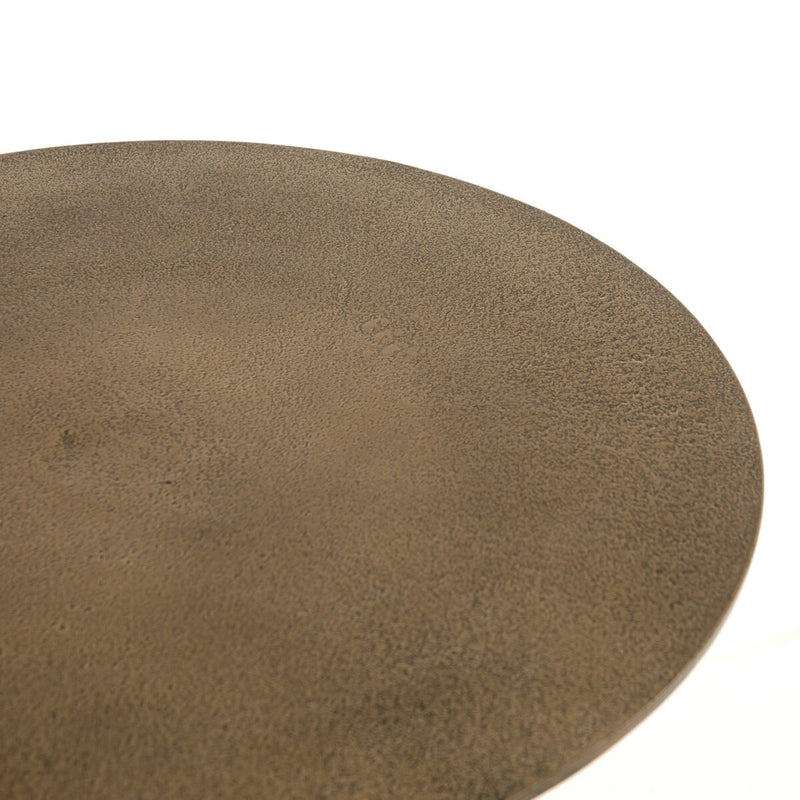 Douglas End Table - Aged Bronze
