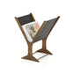 Feldman Magazine Rack - Rustic Brass