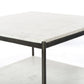 Felix Bunching Table - Polished White Marble
