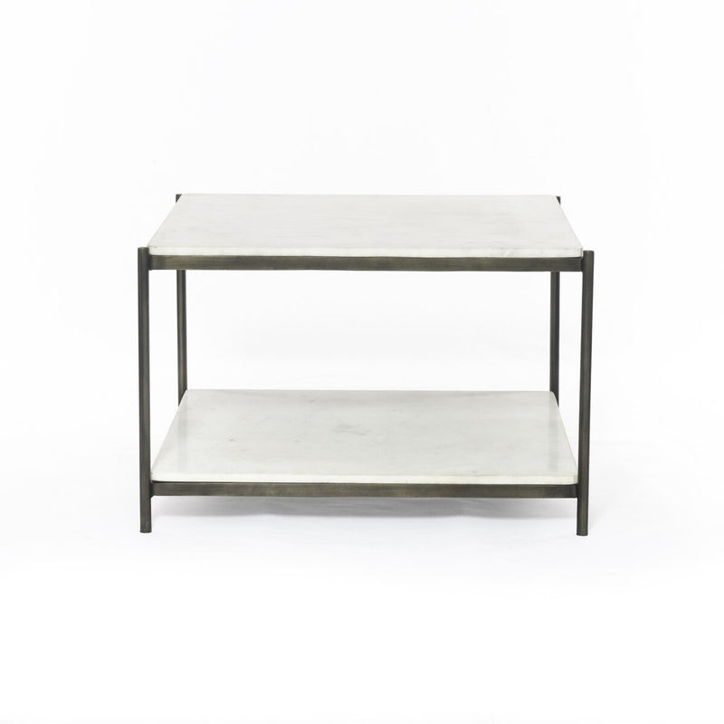 Felix Bunching Table - Polished White Marble