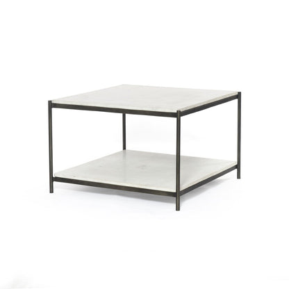 Felix Bunching Table - Polished White Marble