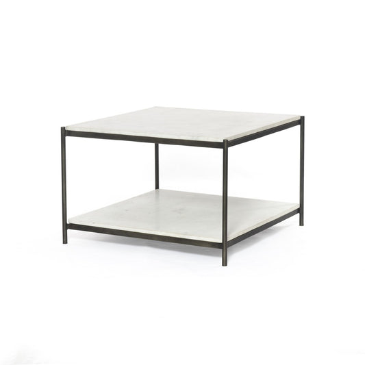 Felix Bunching Table - Polished White Marble