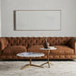 Helen Round Coffee Table - Polished White Marble