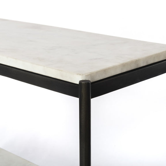 Felix Small Console Table - Hammered Grey