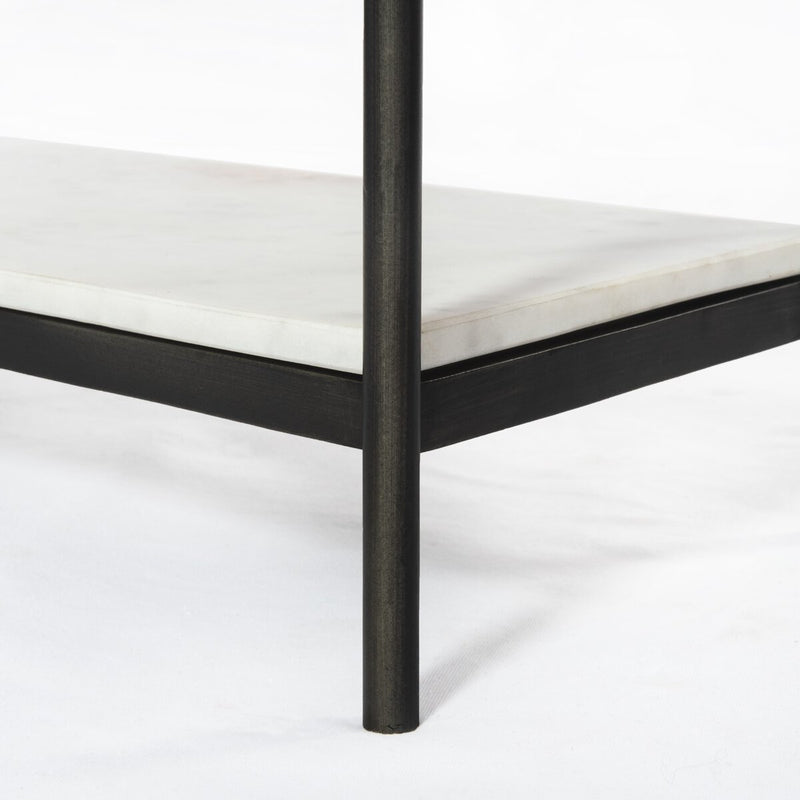 Felix Small Console Table - Hammered Grey