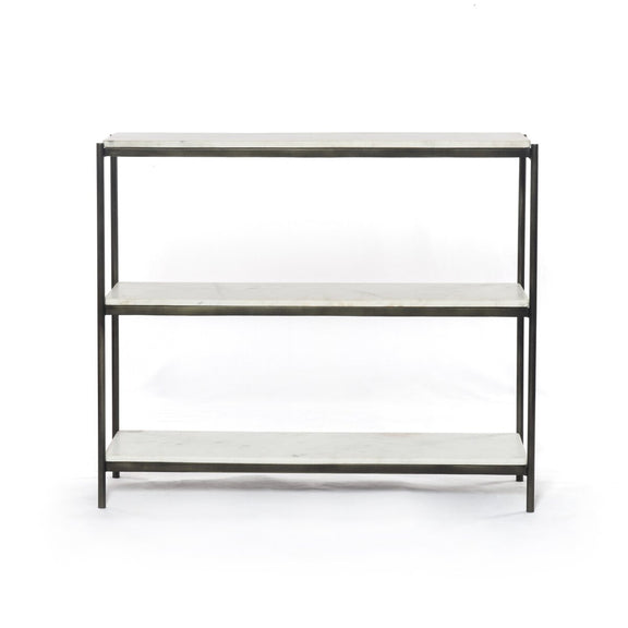 Felix Small Console Table - Hammered Grey