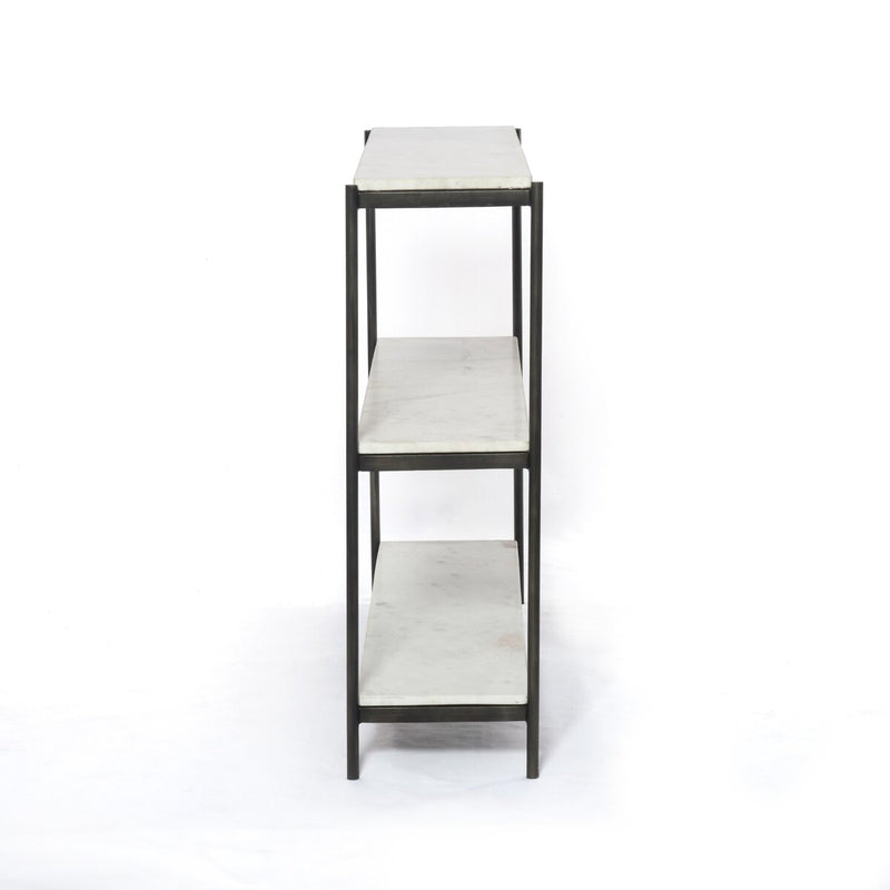 Felix Small Console Table - Hammered Grey