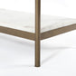 Felix Small Console Table - Antique Brass