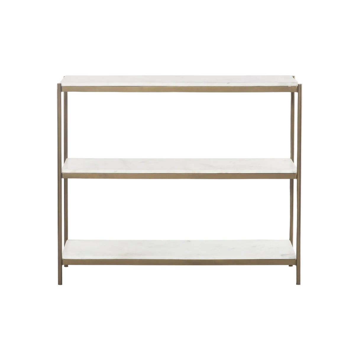 Felix Small Console Table - Antique Brass