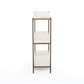 Felix Small Console Table - Antique Brass