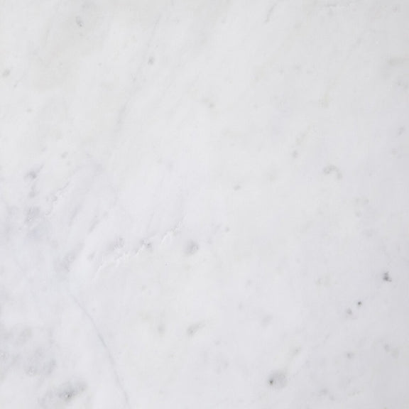 Felix Oval Nightstand - Polished White Marble