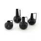 Aleta Vases, Set Of 4 - Matte Black