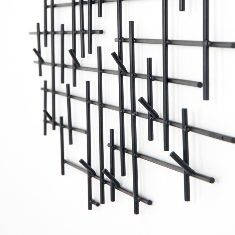 Crossin Coat Rack - Iron Matte Black
