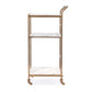 Felix Bar Cart - Antique Brass
