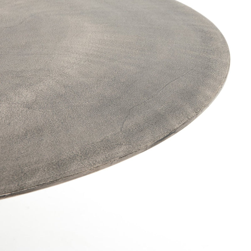 Simone Bistro Table - Raw Antique Nickel