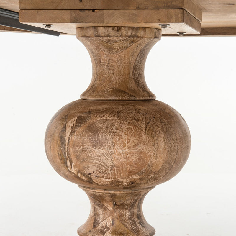 Magnolia Round Dining Table - Whitewash