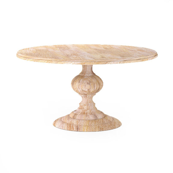 Magnolia Round Dining Table - Whitewash
