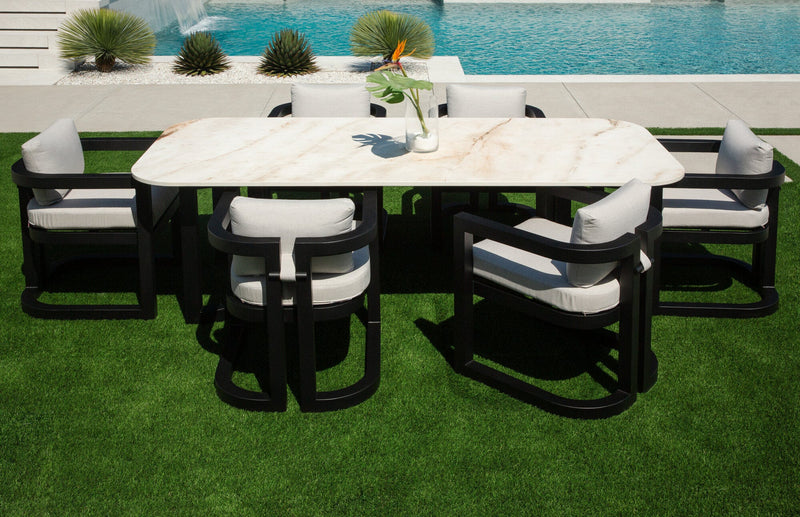 Malibu 96 in. Rectangular Dining Table