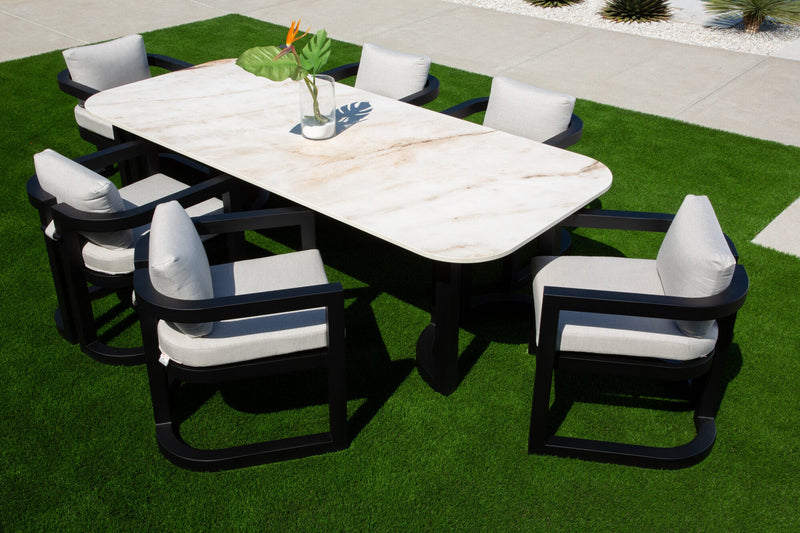 Malibu 96 in. Rectangular Dining Table
