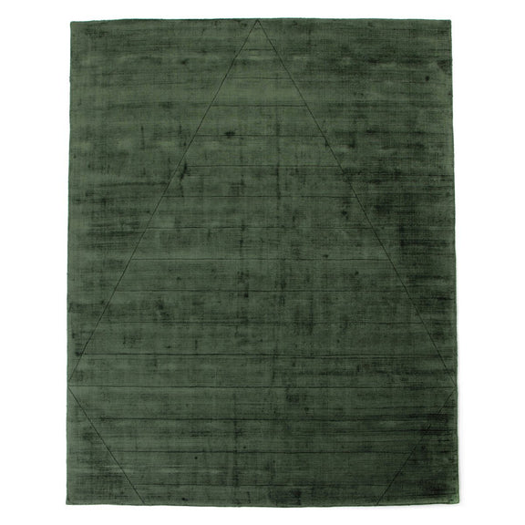 Sadzi Hand Carved Rug - Juniper Green