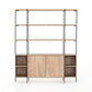Elena Sideboard and Hutch - Satin Black