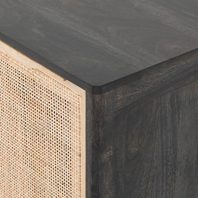 Sydney Nightstand - Black Wash