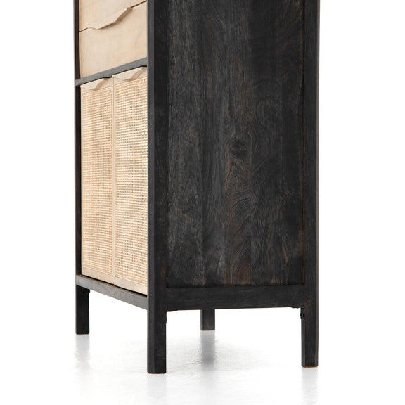 Sydney Tall Dresser - Black Wash Mango