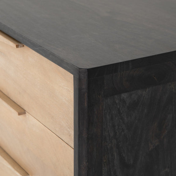 Sydney Tall Dresser - Black Wash Mango