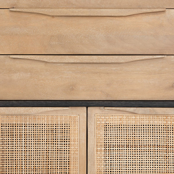 Sydney Tall Dresser - Black Wash Mango