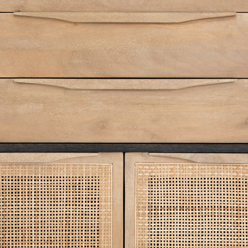 Sydney Tall Dresser - Black Wash Mango