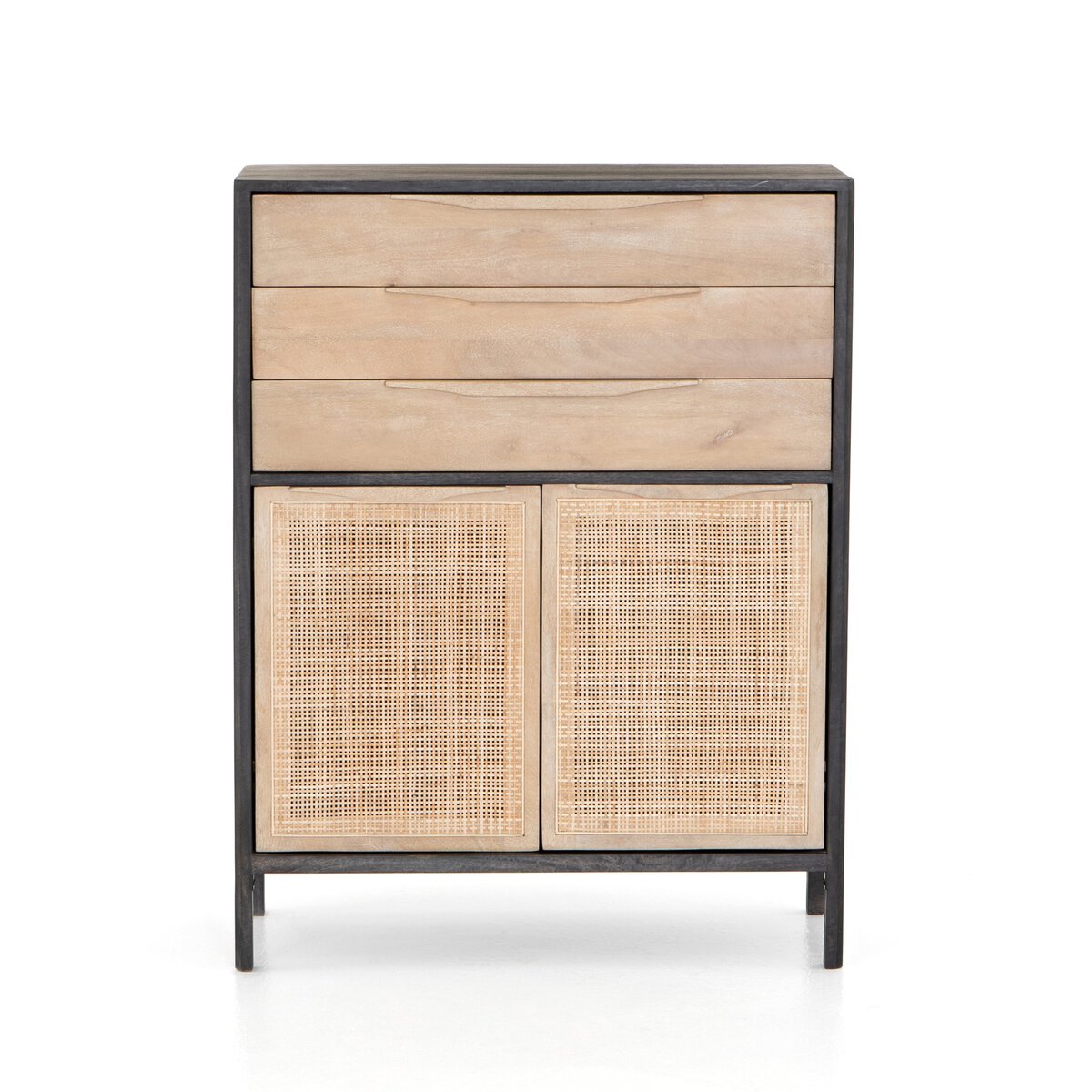 Sydney Tall Dresser - Black Wash Mango