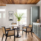 Lucy Round Dining Table - White Marble