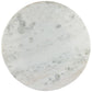 Lucy Round Dining Table - White Marble