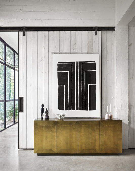 Freda Sideboard - Brushed Brass Clad