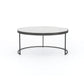 Evelyn Round Nesting Coffee Table - Gunmetal