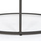 Evelyn Round Nesting Coffee Table - Gunmetal