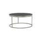 Evelyn Round Nesting Coffee Table - Gunmetal
