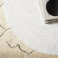 Felix Round Coffee Table - Sandblasted White Marble