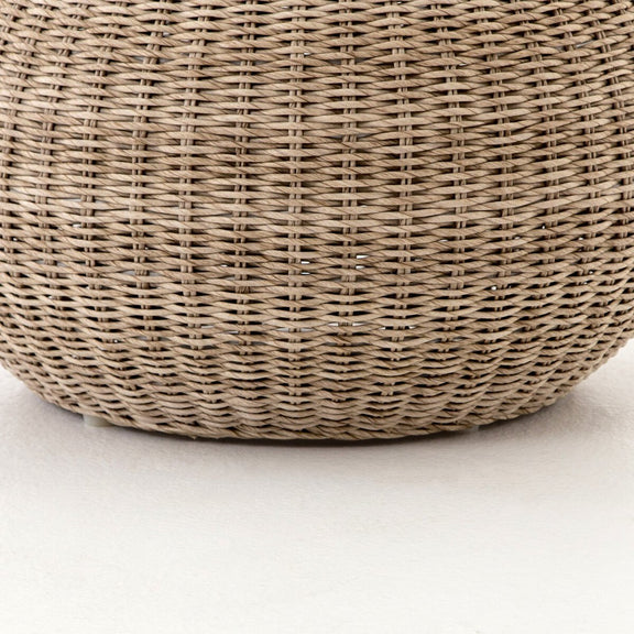 Phoenix Outdoor Accent Stool - Vintage White