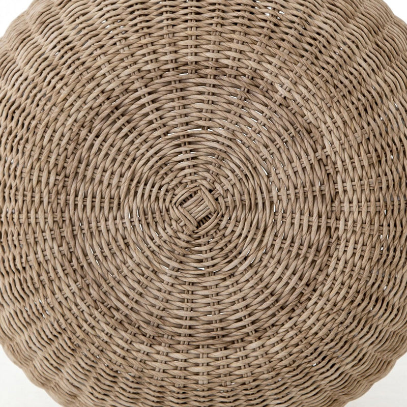 Phoenix Outdoor Accent Stool - Vintage White